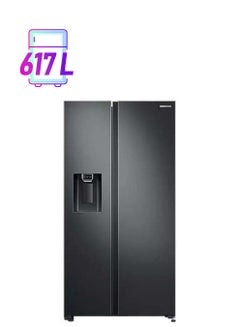 Side By Side Refrigerator With Space RS64R5331B4 Black