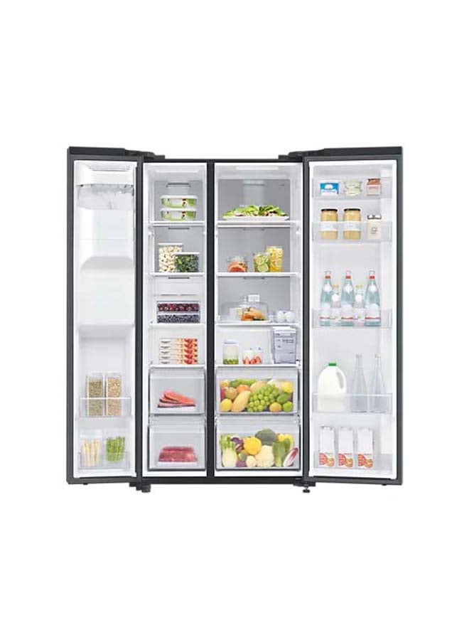 Samsung Side By Side Refrigerator With Space RS64R5331B4 Black - Image 5