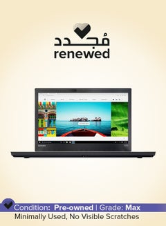 Renewed - Thinkpad T470 Laptop With 14-Inch Display,Intel Core i5 Processor/6th Gen/12GB RAM/256GB SSD/Intel UHD Graphics Black