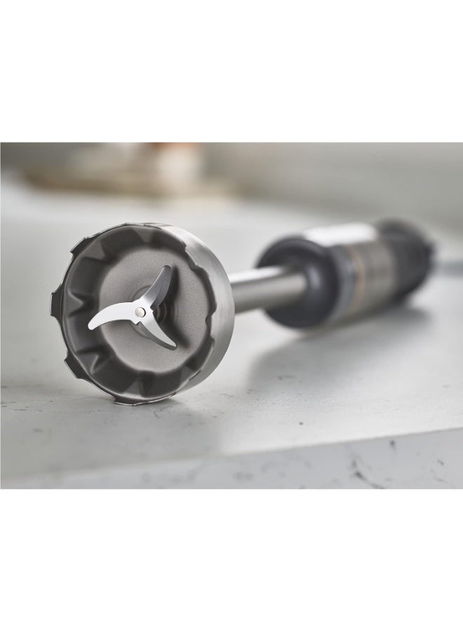 كينوود خلاط يدوي، عصا ستانلس ستيل، عصا خلط XL، مخفق معدني HBM60.307GY رمادي - Image 4