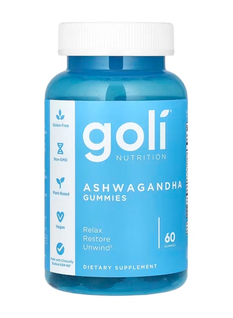Ashwagandha Relax Restore Unwind 60 Gummies