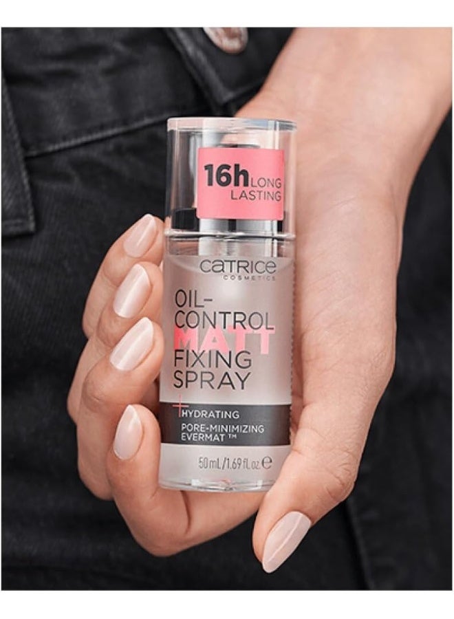 Catrice Oil-Control Matt Fixing Spray Transparent 50 ml Transparent - Image 3