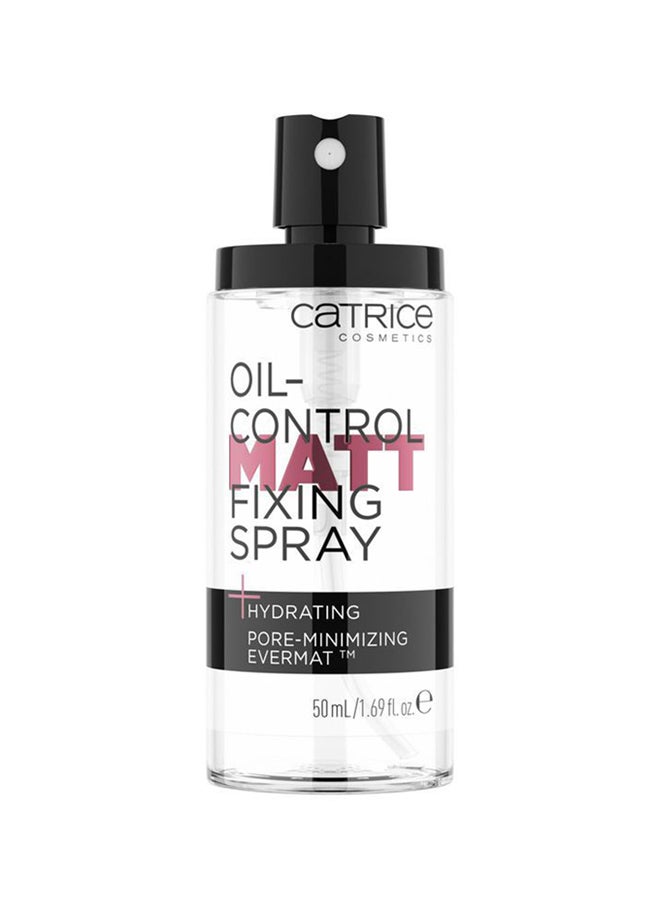 Catrice Oil-Control Matt Fixing Spray Transparent 50 ml Transparent - Image 2