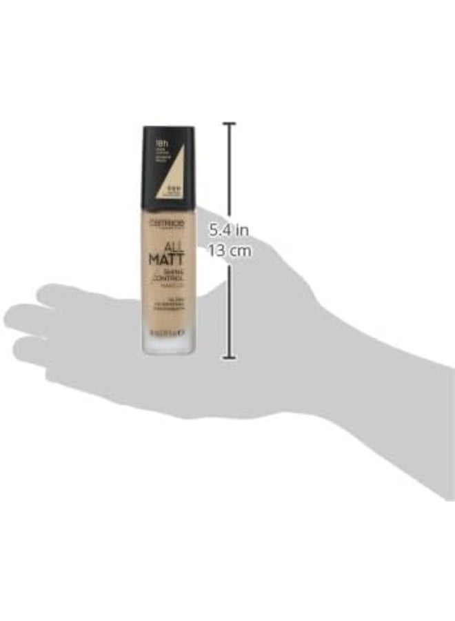 Catrice - All Matt Shine Control Make Up 010 N Neutral Light Beige - Image 1
