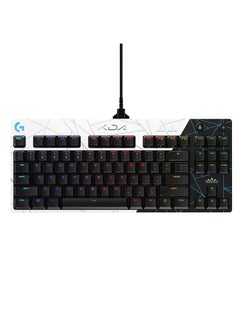 Logitech G PRO K/DA Mechanical Gaming Keyboard, Ultra-Portable Tenkeyless Design, Detachable Micro USB Cable, 16.8 Million Color LIGHTSYNC RGB backlit keys - Official League of Legends KDA Gaming Gear