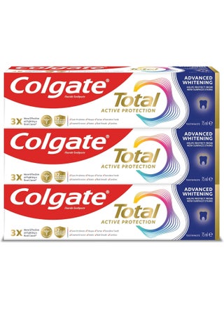 Total Advanced Whitening Toothpaste 12 Hour Protection White 3x75ml - pnsku/N50928400A/45/_/1741613485/9dbcc859-91ef-4488-9c32-b4165d521326
