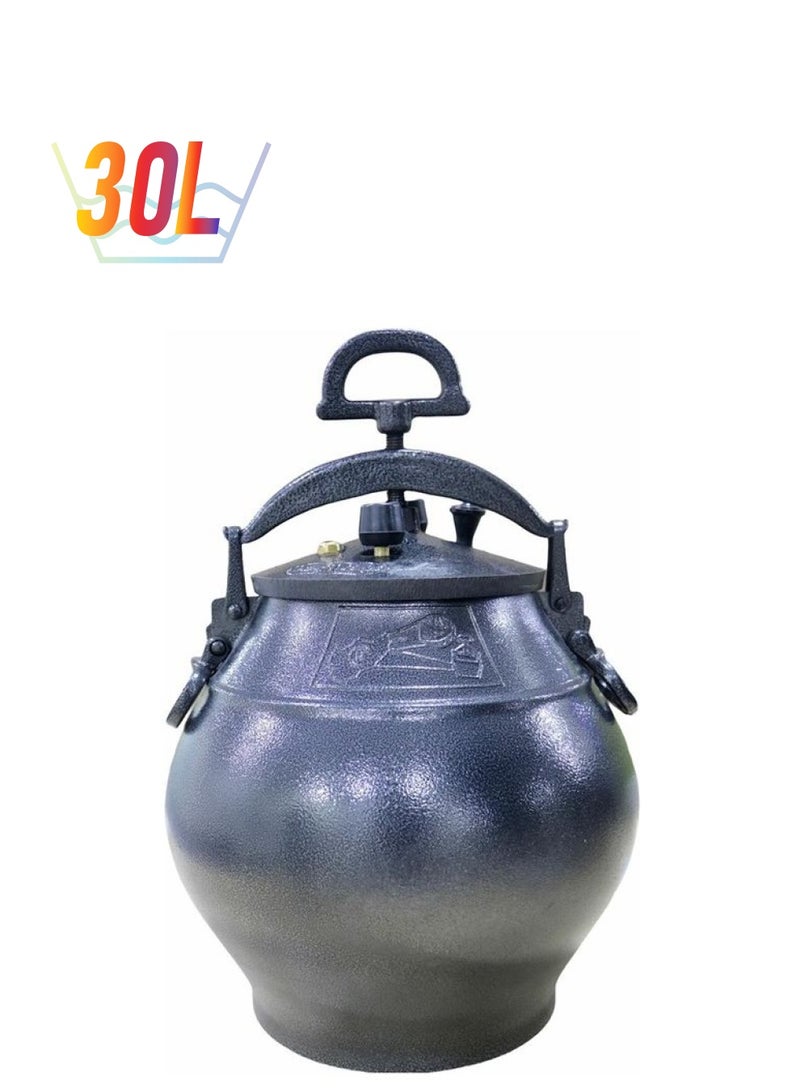 راشكو بابا قدر ضغط صدى بخاطر رمادي 30لترات - Image 1