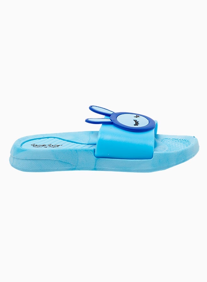 Camel Safari - Non-Slip Summer Beach Slides Arctic Blue - Image 1