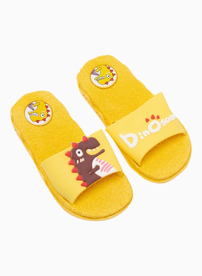 Camel Safari - Kids Non-Slip Lightweight Slides Cadmium Yellow - Image 1