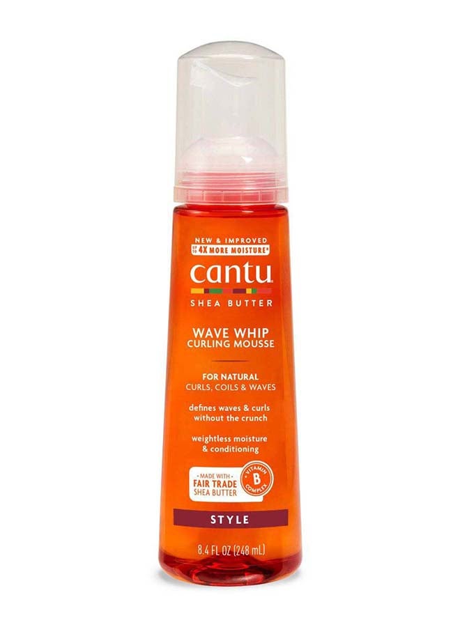 كانتو رغوة تصفيف الشعر بزبدة الشيا لتجعيد الشعر بشكل طبيعي، 8.4 أوقية سائلة متعدد الألوان 248ملليلتر - Image 1
