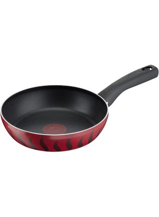 TEFAL مقلاة | G6 Tempo Flame 20 سم | غير لاصق مع مؤشر Thermo Spot | أحمر | ألومنيوم | ضمان لمدة سنتين | C3040283 أحمر/أسود - pnsku/N50950349A/45/_/1744093677/cf139111-7e7f-4668-a5ce-2a1923086453