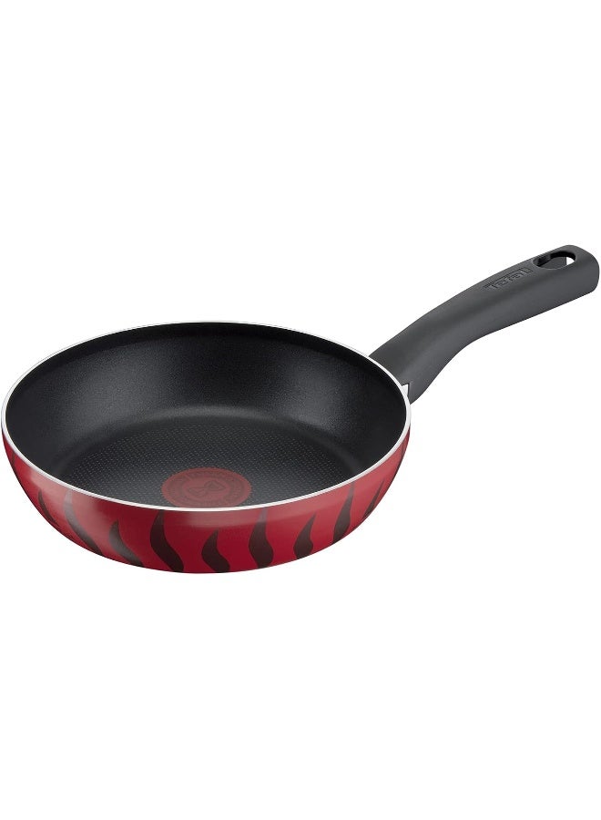 Tefal - TEFAL Frying Pan | G6 Tempo Flame 20 cm Frypan | Non-stick with Thermo Spot| Red | Aluminium | 2 Years Warranty | C3040283 Red - Image 1