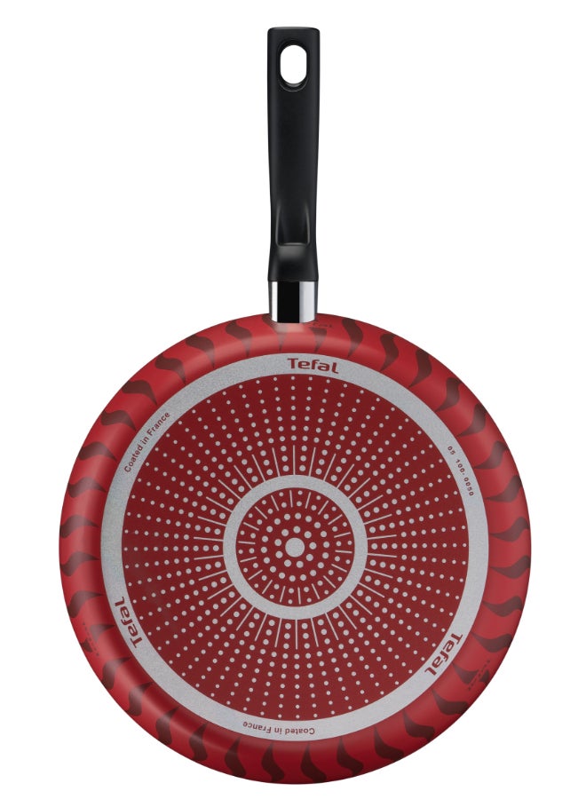 تيفال TEFAL مقلاة | G6 Tempo Flame 20 سم | غير لاصق مع مؤشر Thermo Spot | أحمر | ألومنيوم | ضمان لمدة سنتين | C3040283 أحمر/أسود - Image 3