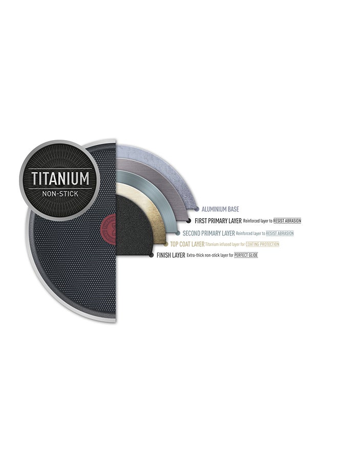 تيفال مقلاة تفال 32 سم | تيمبو فليم | ألمنيوم | طلاء غير لاصق | مؤشر حرارة ثيرمو سيجنال | قاعدة توزيع حراري | أدوات طهي صحية وآمنة | صنع في فرنسا | لون أحمر | ضمان لمدة سنتين | C3040883 أحمر/أسود 32 cmسم - Image 4