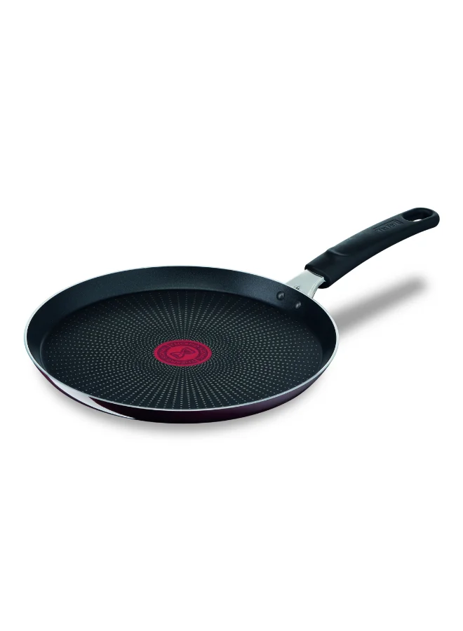 تيفال TEFAL Resist Intense Pancake Pan | مقلاة تيفال ريزست إنتنس | 25 سم | مقلاة غير لاصقة | سهلة التنظيف | طبقة غير لاصقة | تقنية تيرمو-سيجنال™ | طهي صحي | أواني طهي آمنة | فرنسا | فطائر ذهبية | وصفات | D5221083