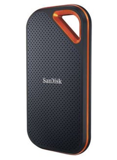 4TB Extreme PRO Portable SSD V2, USB 3.2 Gen 2x2 Type-C, Up to 2000 MB/s Read & Write Speeds, 256-Bit AES Hardware Encryption, Carabiner Loop, IP65, Black - Orange | SDSSDE81-4T00-G25 4 TB - pnsku/N50952086A/45/_/1718272093/389cbb99-8746-404d-a4b6-08f91f49d5f3