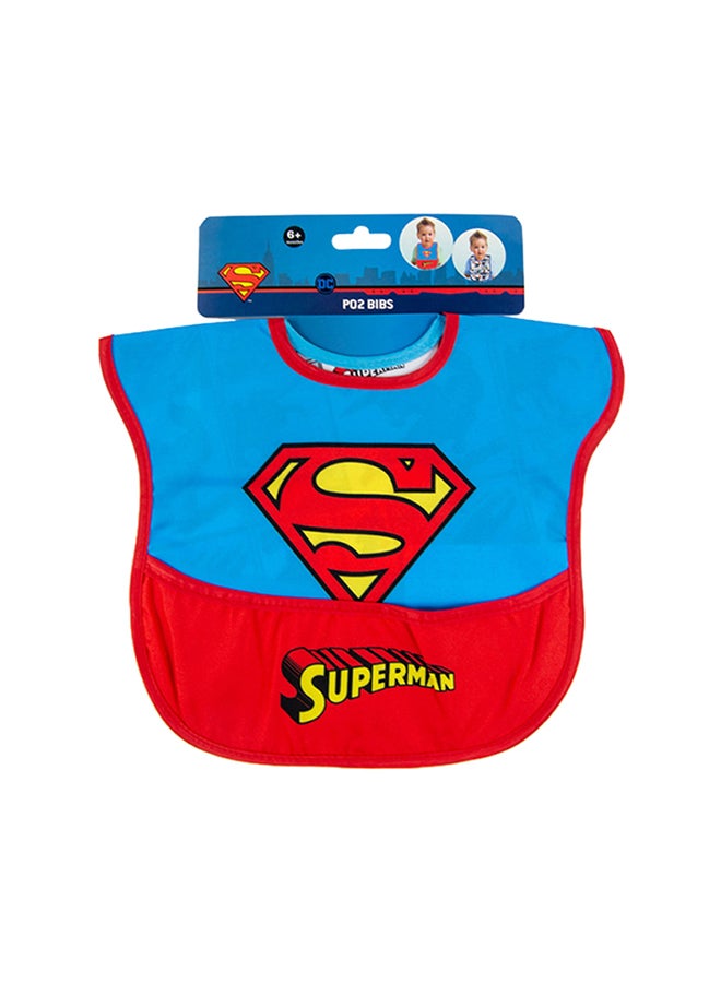 Pack Of 2 Superman Baby Bibs - pnsku/N50956944A/45/_/1698400898/c643da4a-c9a2-4851-aefe-e946eb289c3d