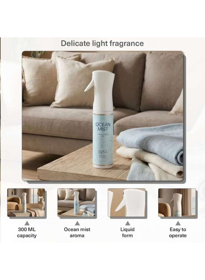 Pan Home OCEAN-MIST LINEN INTERIOR MIST 300ML White 300ml - Image 4
