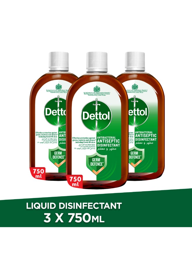 Dettol Antiseptic Antibacterial Disinfectant Liquid 750ml  - Image 1