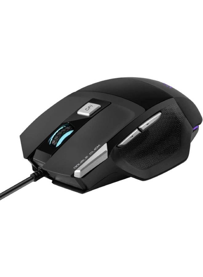 AULA - S12 Gaming Mouse up to 4800 DPI with 7 Customized Marco Keys Breath Lighting for Cumputer PC Laptop - Image 1