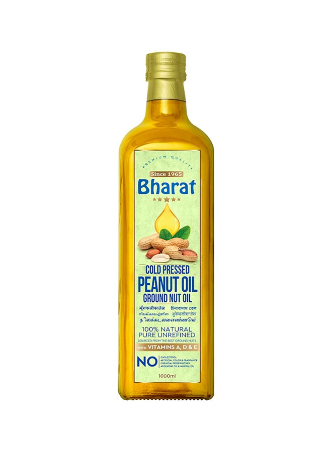 Bharat Natural Cold Pressed Groundnut Oil 1Liters  - Image 1