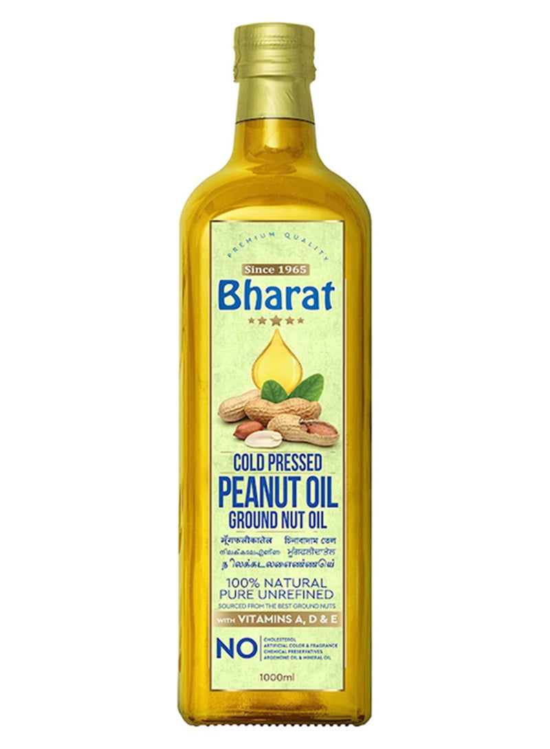 بهارات زيت فول سوداني طبيعي معصور على البارد 1لترات - Image 1