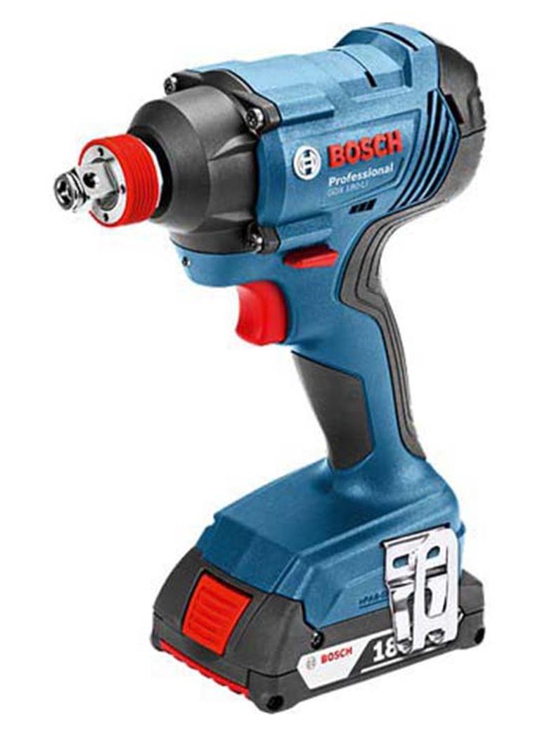 بوش مفتاح ربط صدمي لاسلكي GDX 180-Li (2x2.0 Ah) أزرق