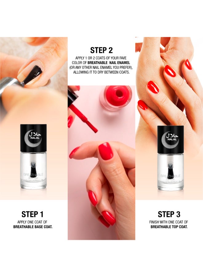 Mikyajy - Breathable Nail Enamel  Top Coat 101 - Image 1