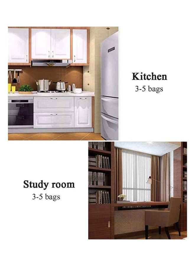 12-Piece Hangable Moisture Absorbing Bags Multicolour 36x16cm - Image 5