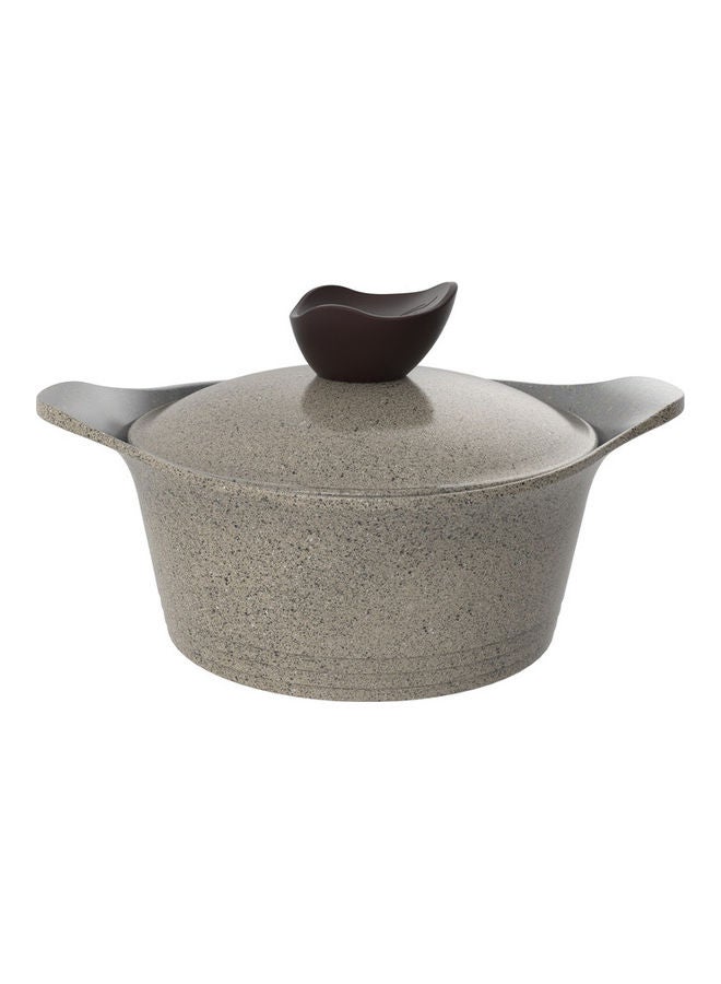 نيو فلام وعاء طبخ بيج/ أسود 22سم - Image 1