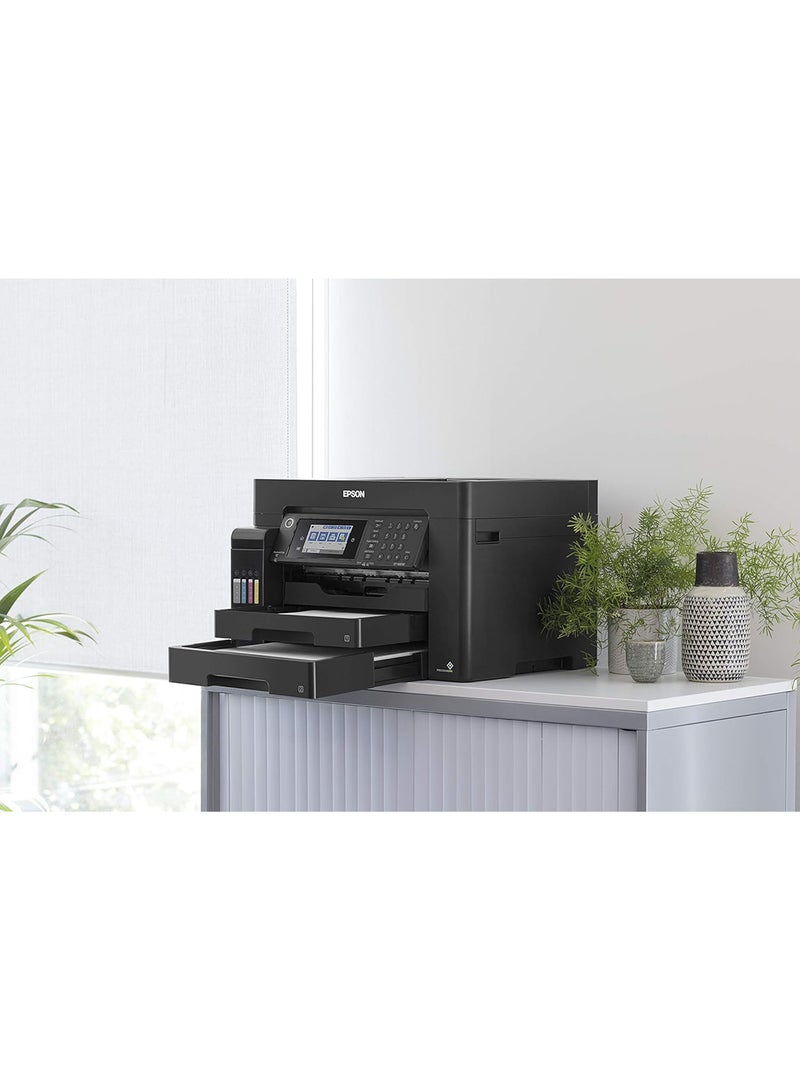 EPSON - EcoTank L15160 A3+ 4-in-1 Print, Scan, Copy, Fax Wireless Inktank Business Printer Black - Image 1