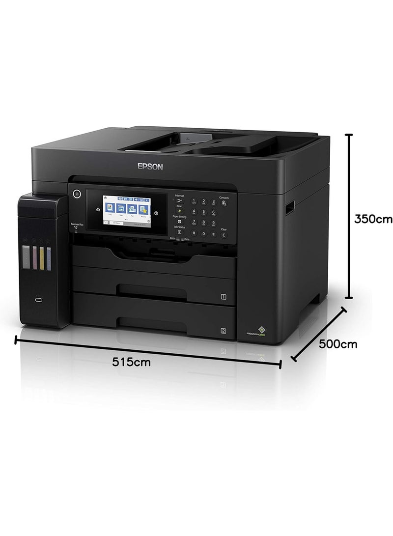 EPSON - EcoTank L15160 A3+ 4-in-1 Print, Scan, Copy, Fax Wireless Inktank Business Printer Black - Image 1