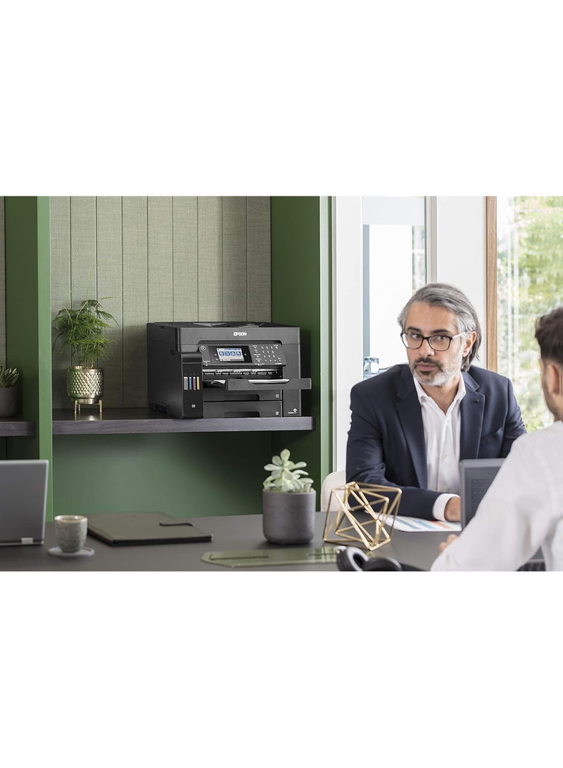 EPSON - EcoTank L15160 A3+ 4-in-1 Print, Scan, Copy, Fax Wireless Inktank Business Printer Black - Image 1