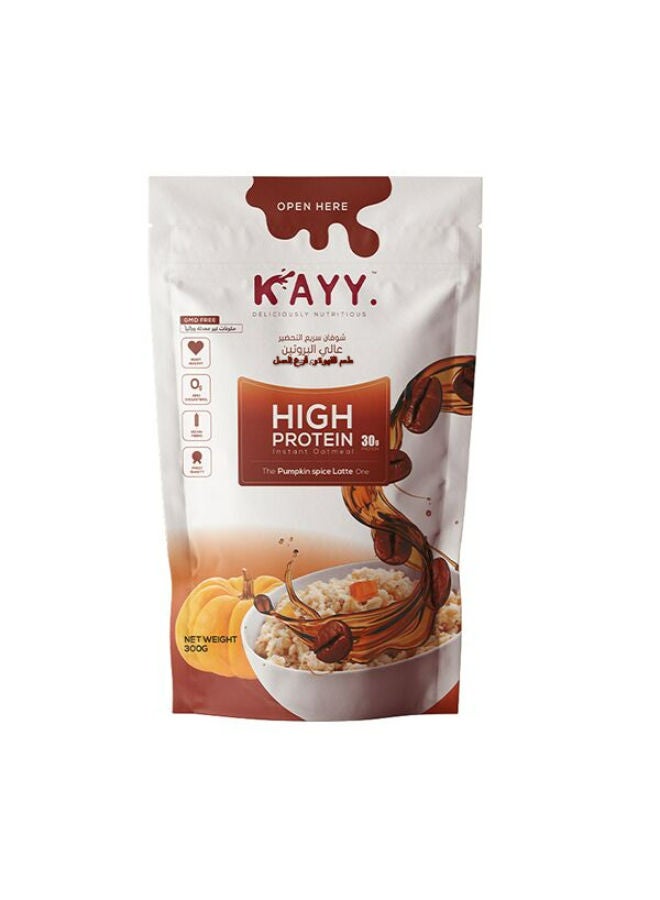 High Protein Oats With Pumpkin Spice Latte 300grams - pnsku/N51029376A/45/_/1705233560/1e76679c-0471-4f59-8646-04541193b769