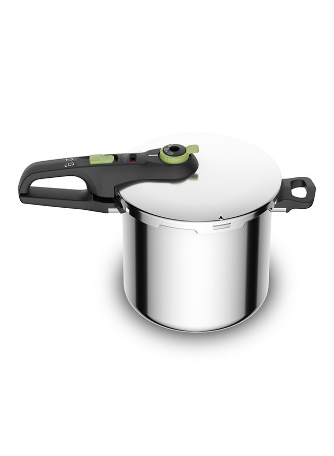 Tefal - TEFAL Secure Trendy 8L Pressure Cooker | Fast Cooking, Attractive Design | 2 Programs | Safe | Induction Compatible | 2 Years Warranty | P2584402 Stainless Steel 8Liters - Image 1