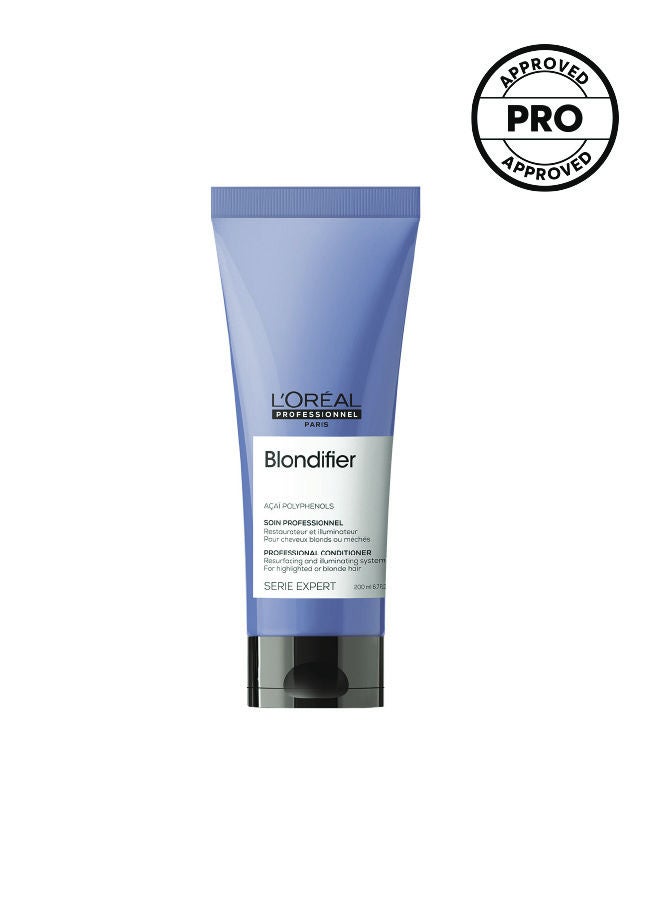 L'Oréal Professionnel Serie Expert Blondifier Conditioner For Highlighted Or Blond Hair 200ml  - Image 1