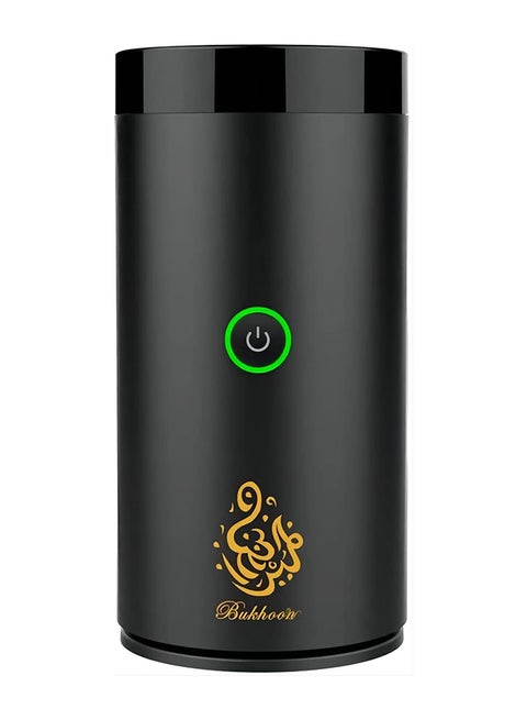 Arabian Electronic Aromatherapy Incense Burner for Home Car, Rechargeable USB Type C Portable Electric Incense Burner Black 14x7x7cm
