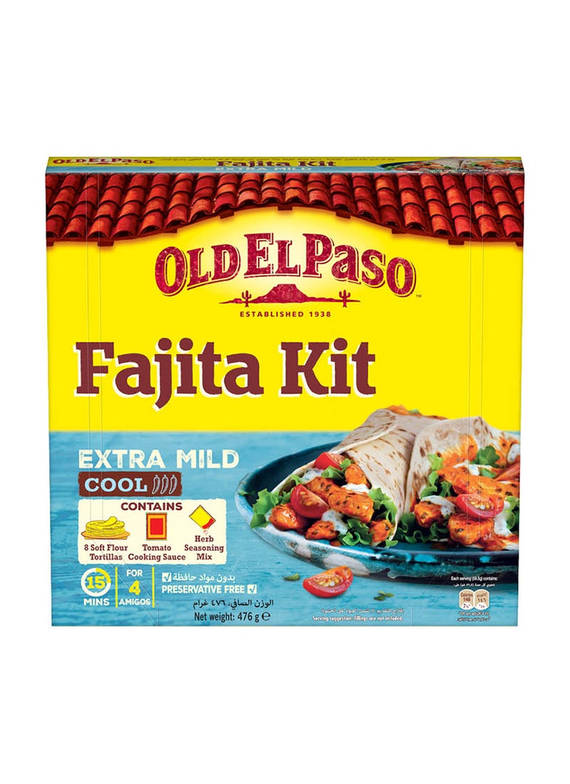 Old El Paso Extra Mild Fajita Kit 476grams - Image 1