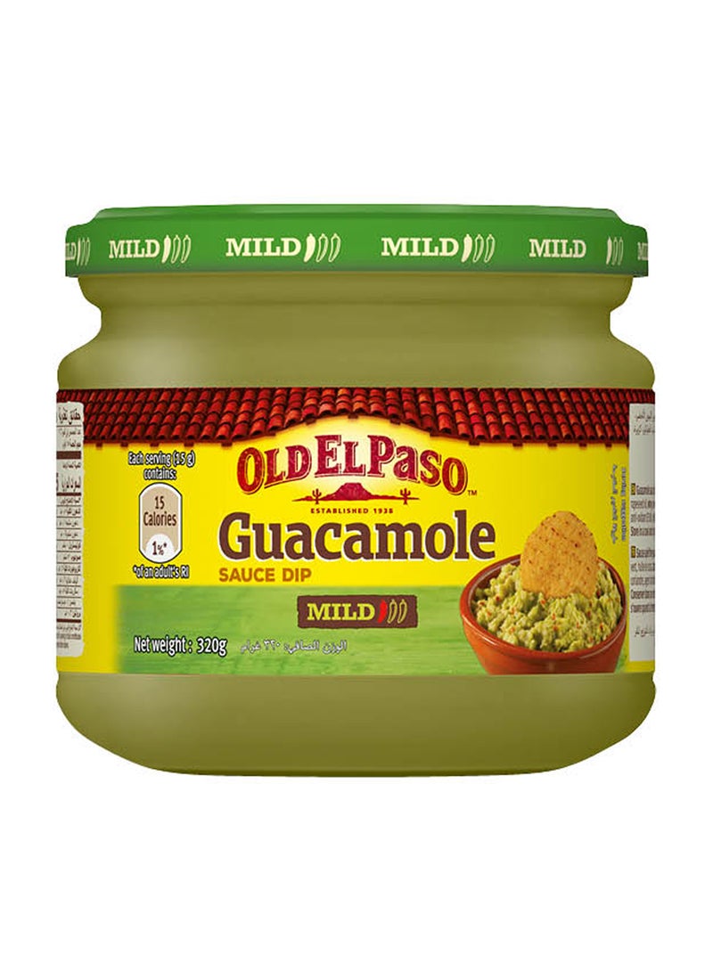 Old El Paso Mild Guacamole Dip Sauce 320grams - Image 1