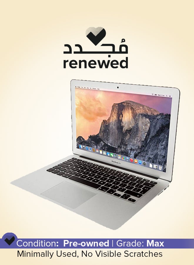 ابل  مجدد - لابتوب ماك بوك آير MPXQ2LL/A (2015) بشاشة مقاس 13 بوصة ومعالج كور i5/ الجيل الخامس/ ذاكرة رام سعة 8 جيجابايت/ محرك أقراص SSD سعة 256 جيجابايت/ بطاقة رسومات إنتل 6000 عالية الوضوح اللغة الإنجليزية فضي - Image 1