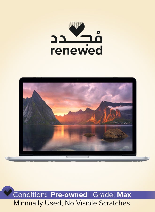 ابل  مجدد - لابتوب ماك بوك برو MJLQ2LL/A (2015) بشاشة مقاس 15 بوصة ومعالج كور i7/ الجيل الرابع/ ذاكرة رام سعة 16 جيجابايت/ محرك أقراص SSD سعة 512 جيجابايت/ بطاقة رسومات إنتل آيريش برو سعة 1536 ميجابايت اللغة الإنجليزية فضي - Image 1