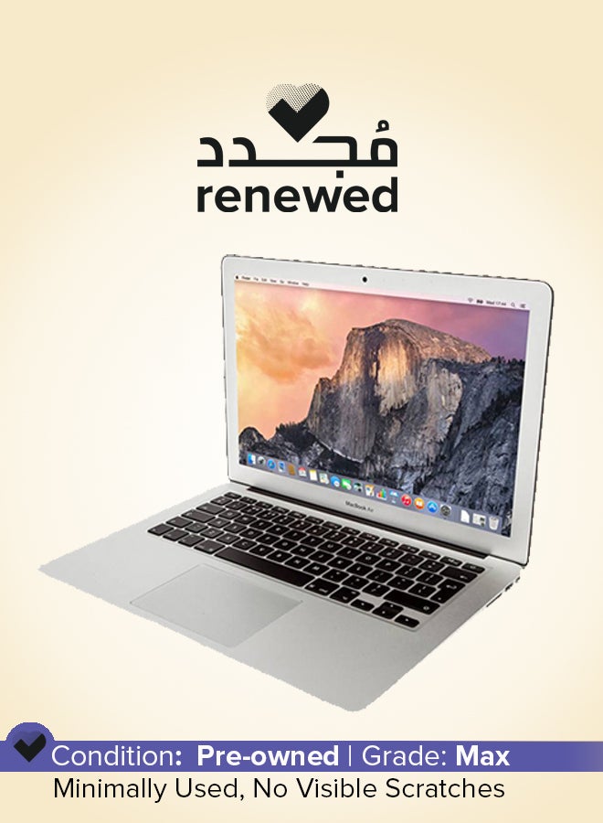 ابل  مجدد - لابتوب ماك بوك آير MQD32LL/A (2017) بشاشة مقاس 13.3 بوصة ومعالج كور i5 من الجيل الخامس وذاكرة رام سعة 8 جيجابايت ومحرك أقراص SSD سعة 512 جيجابايت وبطاقة رسومات إنتل 6000 عالية الوضوح اللغة الإنجليزية فضي - Image 1