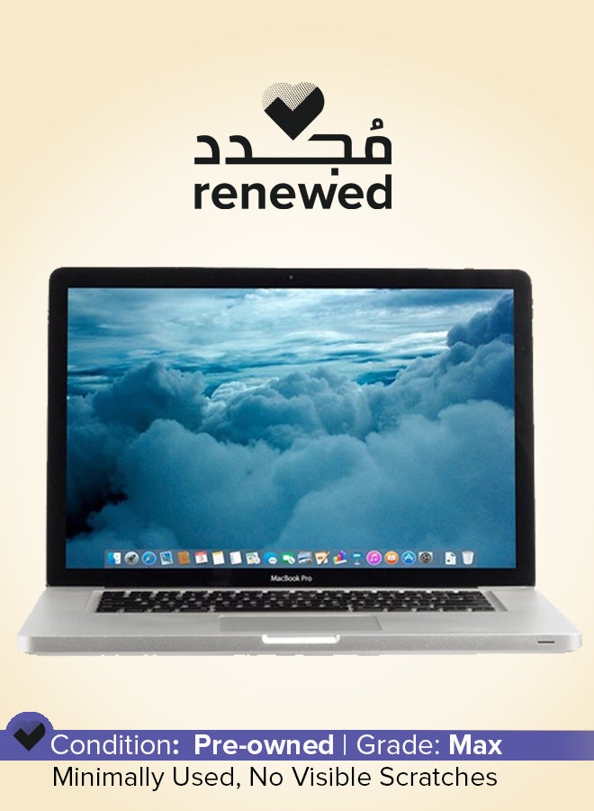 Apple Renewed - MacBook Pro (2009) Laptop With 15.4-Inch Full HD Display, Core 2 Duo Processor/Dual Core/4GB RAM/500GB SSD/macOS English Silver  - Image 1