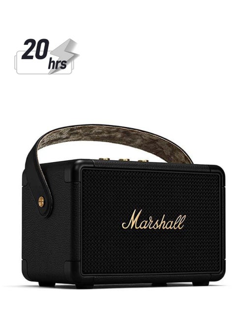 Kilburn II Bluetooth Wireless Water Resistant 20+ Hours 36W Portable Speaker Black/Gold