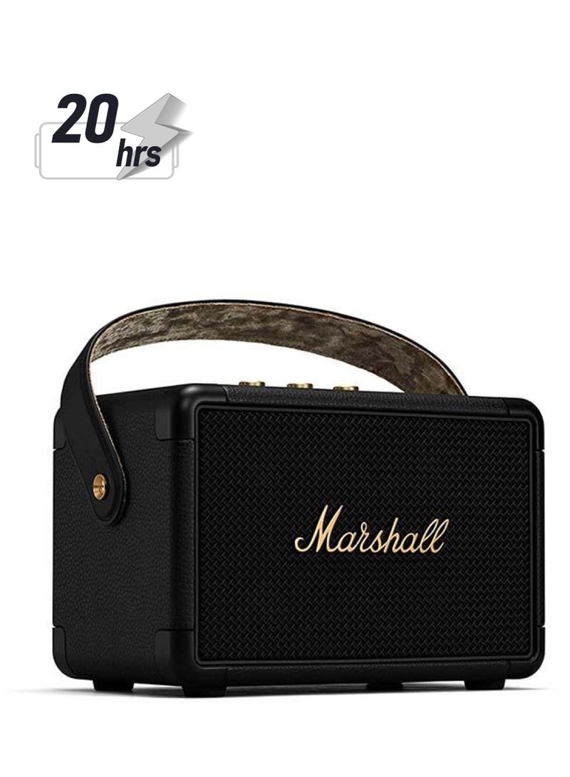 Marshall Kilburn II Bluetooth Wireless Water Resistant 20+ Hours 36W Portable Speaker Black/Gold  - Image 1