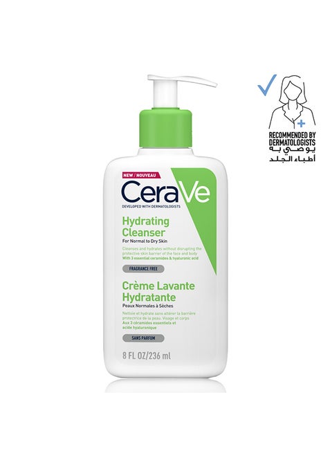Hydrating Cleanser For Normal To Dry Skin With Hyaluronic Acid 236ml