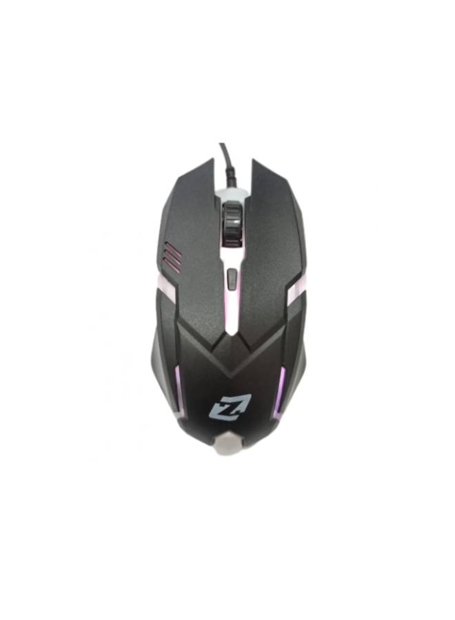 زيرو ماوس ملون بإضاءة متعددة الألوان RGB 