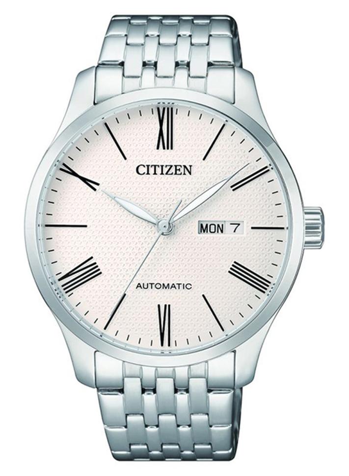 سيتيزن ساعة يد ميكانيكية بخاصية عرض اليوم والتاريخ - طراز ‎‎‎NH8350-59A للرجال - Image 1