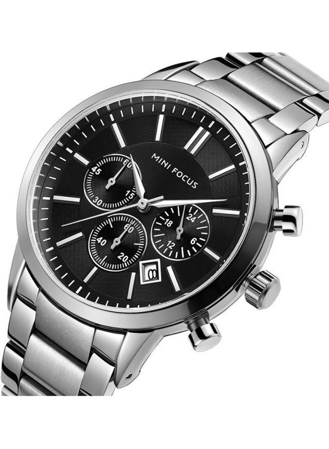 ميني فوكاس ساعة يد بعقارب وسوار من الستانلس ستيل طراز MF0188G-03 للرجال - Image 2