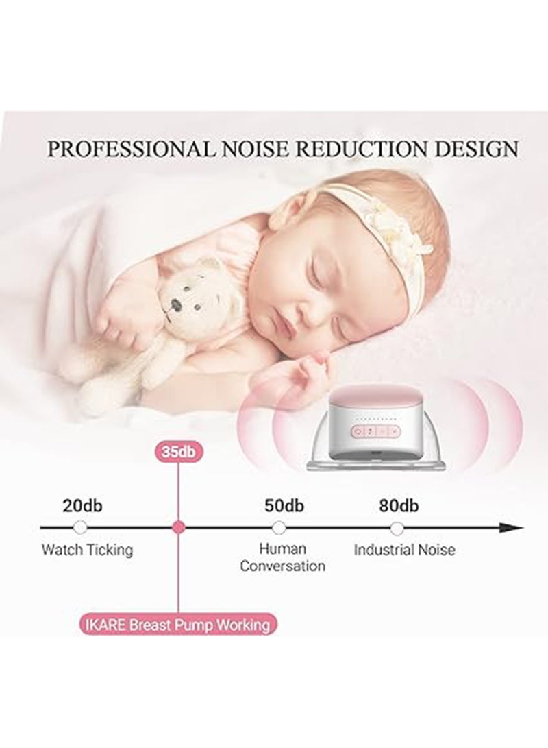 BEBEBAO - BB-P1 Wearable Pump Hands Free Electric Single Portable Wearable Cup 8oz/ 240ml BPA-free 3 Modes 10 Suction Levels Comfort Breastfeeding Milk Collector With 28mm Flange - Image 1